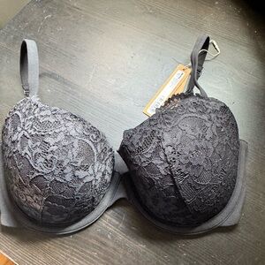 SKIMS Black Lace Bra